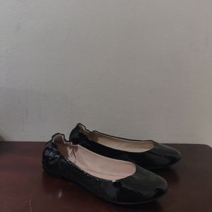 Black Patent Ballerina Flats